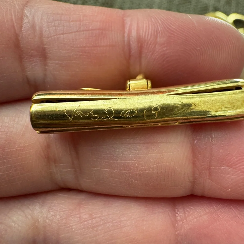 Vaubel Chunky Gold Plated Chain Bracelet - Picture 7 of 7